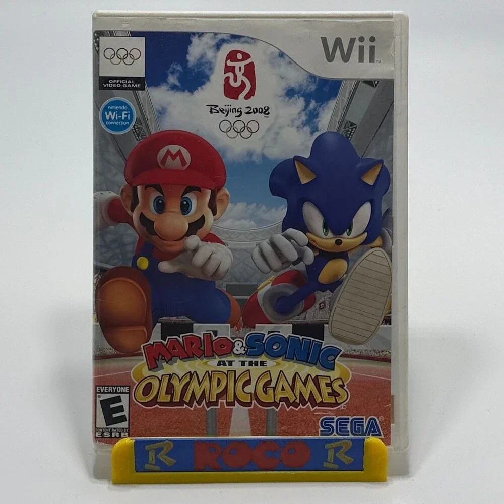 Mario & Sonic At The Olympic Games Beijing 2008 Wii Nintendo Wii, 2007 No Manual